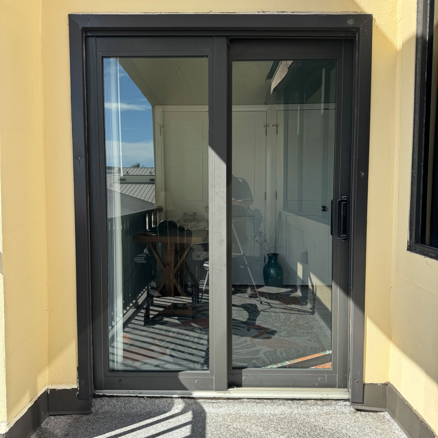 Before: Home Window Tint Turtle Code Compliant- Professional Suntamers Window Tint Installation for in a SWFL Homes.