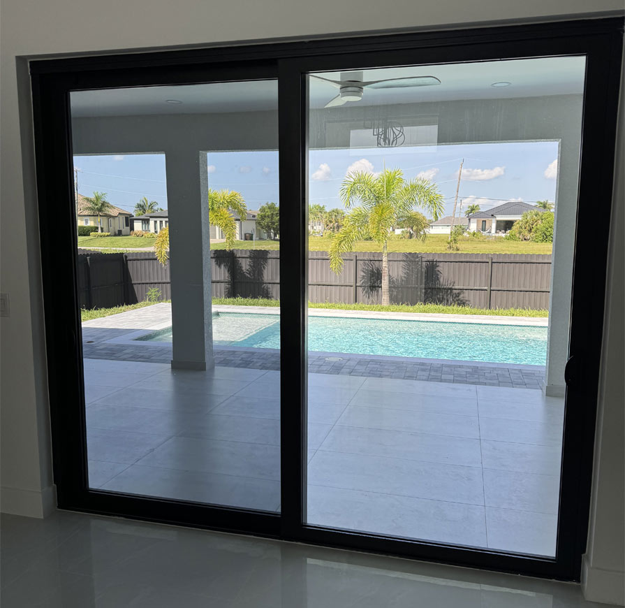 Before: Home Window Tint - Professional Suntamers Window Tint Installation for in a SWFL Homes.