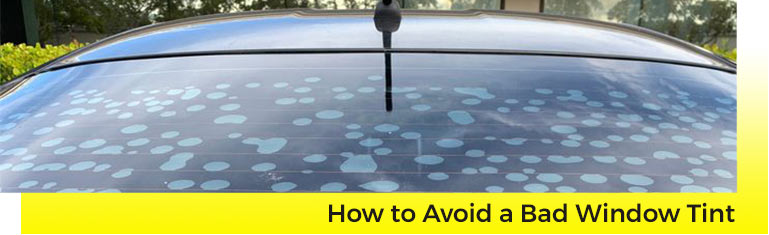 What Causes Bubbles On Car Window Tint Suntamers Window Tint
